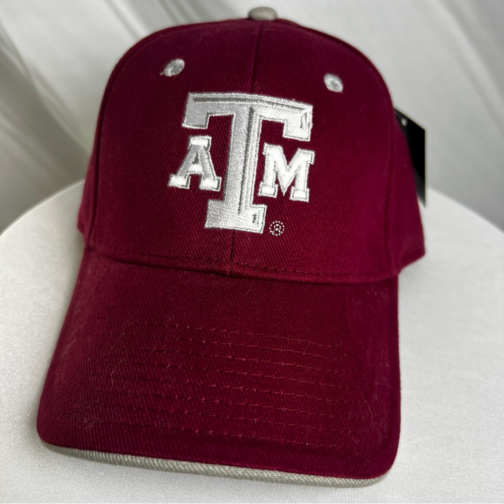 NWT Texas A&M Maroon Cap with White & Grey Logo